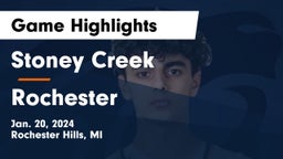 Stoney Creek  vs Rochester  Game Highlights - Jan. 20, 2024