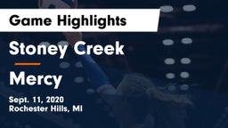 Stoney Creek  vs Mercy  Game Highlights - Sept. 11, 2020