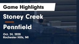 Stoney Creek  vs Pennfield  Game Highlights - Oct. 24, 2020