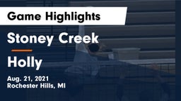 Stoney Creek  vs Holly  Game Highlights - Aug. 21, 2021