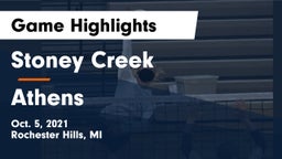 Stoney Creek  vs Athens  Game Highlights - Oct. 5, 2021