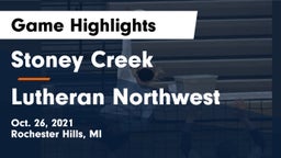 Stoney Creek  vs Lutheran Northwest Game Highlights - Oct. 26, 2021