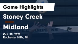 Stoney Creek  vs Midland  Game Highlights - Oct. 30, 2021