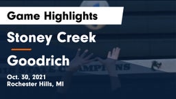Stoney Creek  vs Goodrich  Game Highlights - Oct. 30, 2021