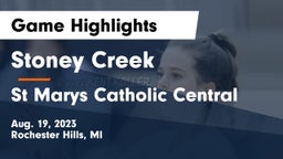 Stoney Creek  vs St Marys Catholic Central Game Highlights - Aug. 19, 2023