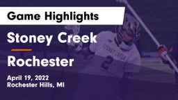 Stoney Creek  vs Rochester  Game Highlights - April 19, 2022