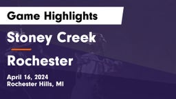 Stoney Creek  vs Rochester  Game Highlights - April 16, 2024