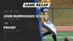 Recap: John Burroughs School vs. Priory  2016