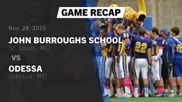 Recap: John Burroughs School vs. Odessa  2015
