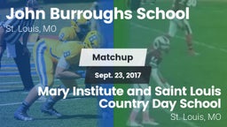 Matchup: Burroughs vs. Mary Institute and Saint Louis Country Day School 2017