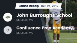 Recap: John Burroughs School vs. Confluence Prep Academy  2017