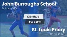 Matchup: Burroughs vs. St. Louis Priory  2019