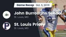 Recap: John Burroughs School vs. St. Louis Priory  2019