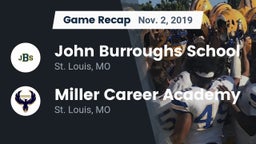 Recap: John Burroughs School vs. Miller Career Academy  2019