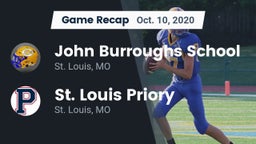 Recap: John Burroughs School vs. St. Louis Priory  2020