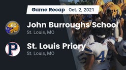 Recap: John Burroughs School vs. St. Louis Priory  2021