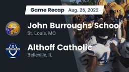 Recap: John Burroughs School vs. Althoff Catholic  2022