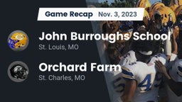 Recap: John Burroughs School vs. Orchard Farm  2023