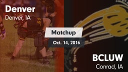 Matchup: Denver vs. BCLUW  2016