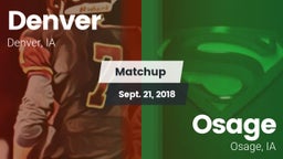 Matchup: Denver vs. Osage  2018