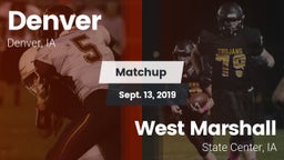 Matchup: Denver vs. West Marshall  2019