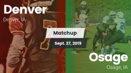 Matchup: Denver vs. Osage  2019