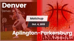 Matchup: Denver vs. Aplington-Parkersburg  2019