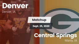 Matchup: Denver vs. Central Springs  2020