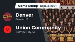 Recap: Denver  vs. Union Community  2021