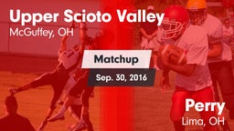 Matchup: Upper Scioto Valley vs. Perry  2016