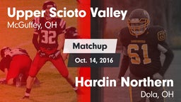 Matchup: Upper Scioto Valley vs. Hardin Northern  2016