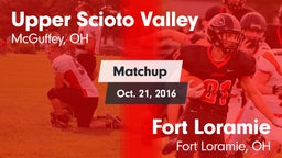 Matchup: Upper Scioto Valley vs. Fort Loramie  2016