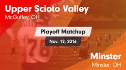 Matchup: Upper Scioto Valley vs. Minster  2016