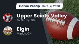 Recap: Upper Scioto Valley  vs. Elgin  2020
