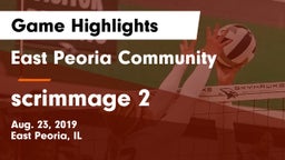 East Peoria Community  vs scrimmage 2 Game Highlights - Aug. 23, 2019