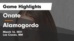 Onate  vs Alamogordo  Game Highlights - March 16, 2021