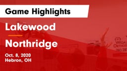 Lakewood  vs Northridge Game Highlights - Oct. 8, 2020