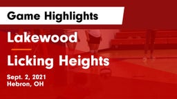 Lakewood  vs Licking Heights  Game Highlights - Sept. 2, 2021