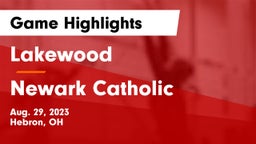 Lakewood  vs Newark Catholic  Game Highlights - Aug. 29, 2023