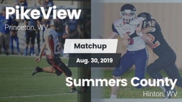 Matchup: PikeView vs. Summers County  2019
