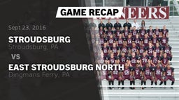 Recap: Stroudsburg  vs. East Stroudsburg North  2016
