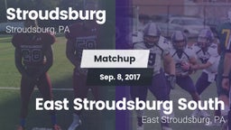 Matchup: Stroudsburg vs. East Stroudsburg South  2017