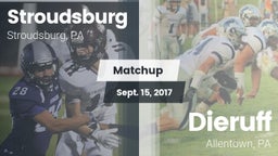 Matchup: Stroudsburg vs. Dieruff  2017