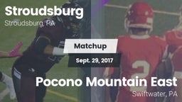 Matchup: Stroudsburg vs. Pocono Mountain East  2017