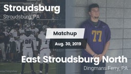 Matchup: Stroudsburg vs. East Stroudsburg North  2019