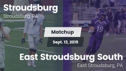 Matchup: Stroudsburg vs. East Stroudsburg  South 2019