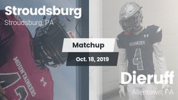 Matchup: Stroudsburg vs. Dieruff  2019