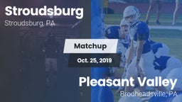 Matchup: Stroudsburg vs. Pleasant Valley  2019