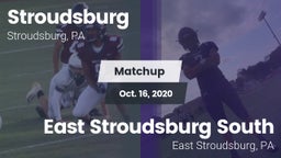 Matchup: Stroudsburg vs. East Stroudsburg  South 2020