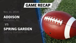 Recap: Addison  vs. Spring Garden  2016